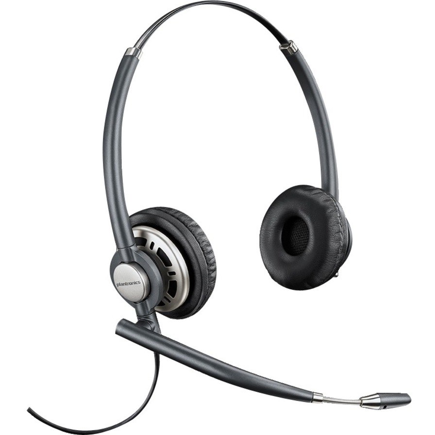 Plantronics EncorePro HW720 Wired Over-the-head Stereo Headset - Dark Grey