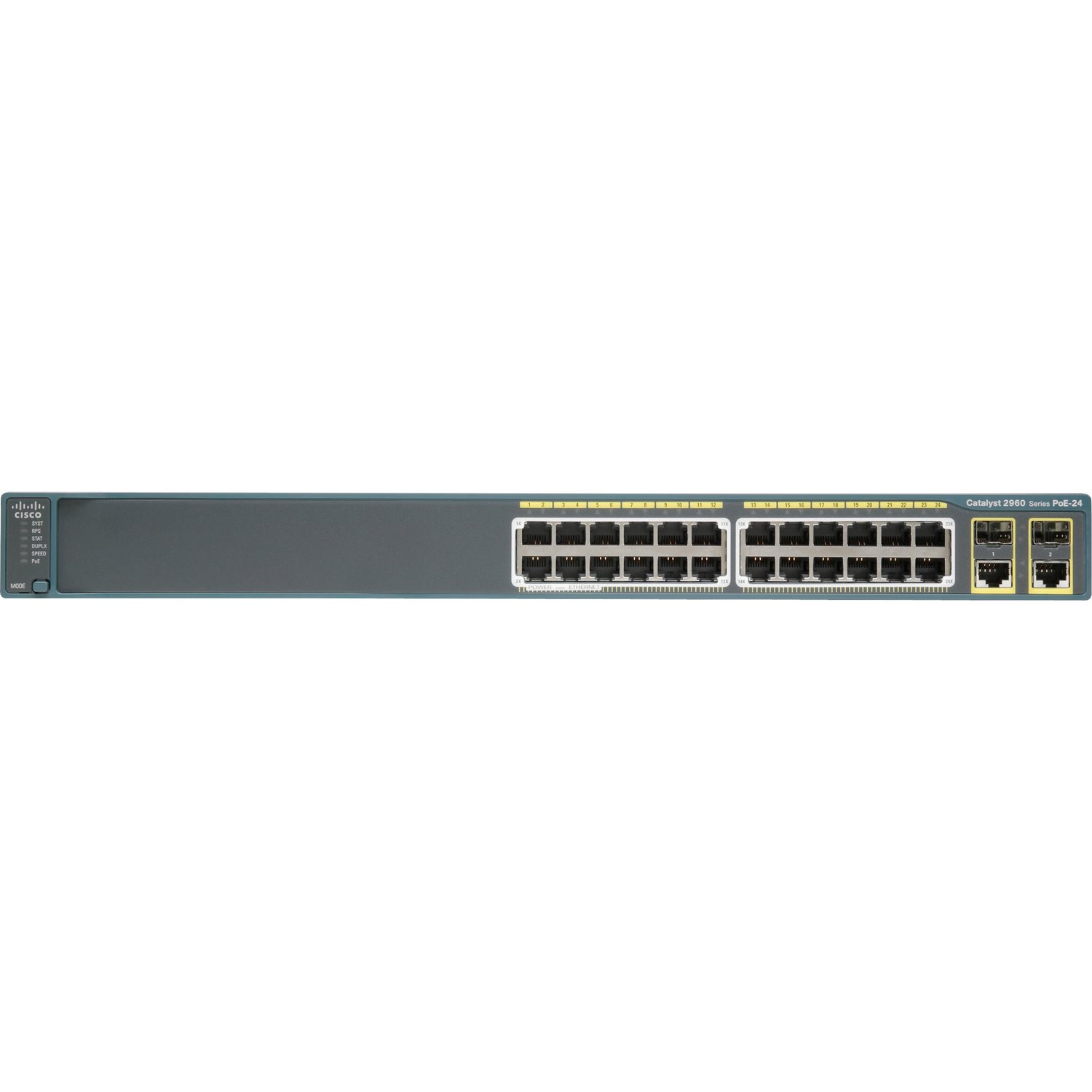 Cisco Catalyst 2960 2960-24PC-L 24 Ports Manageable Ethernet Switch - 10Base-T, 10/100Base-TX