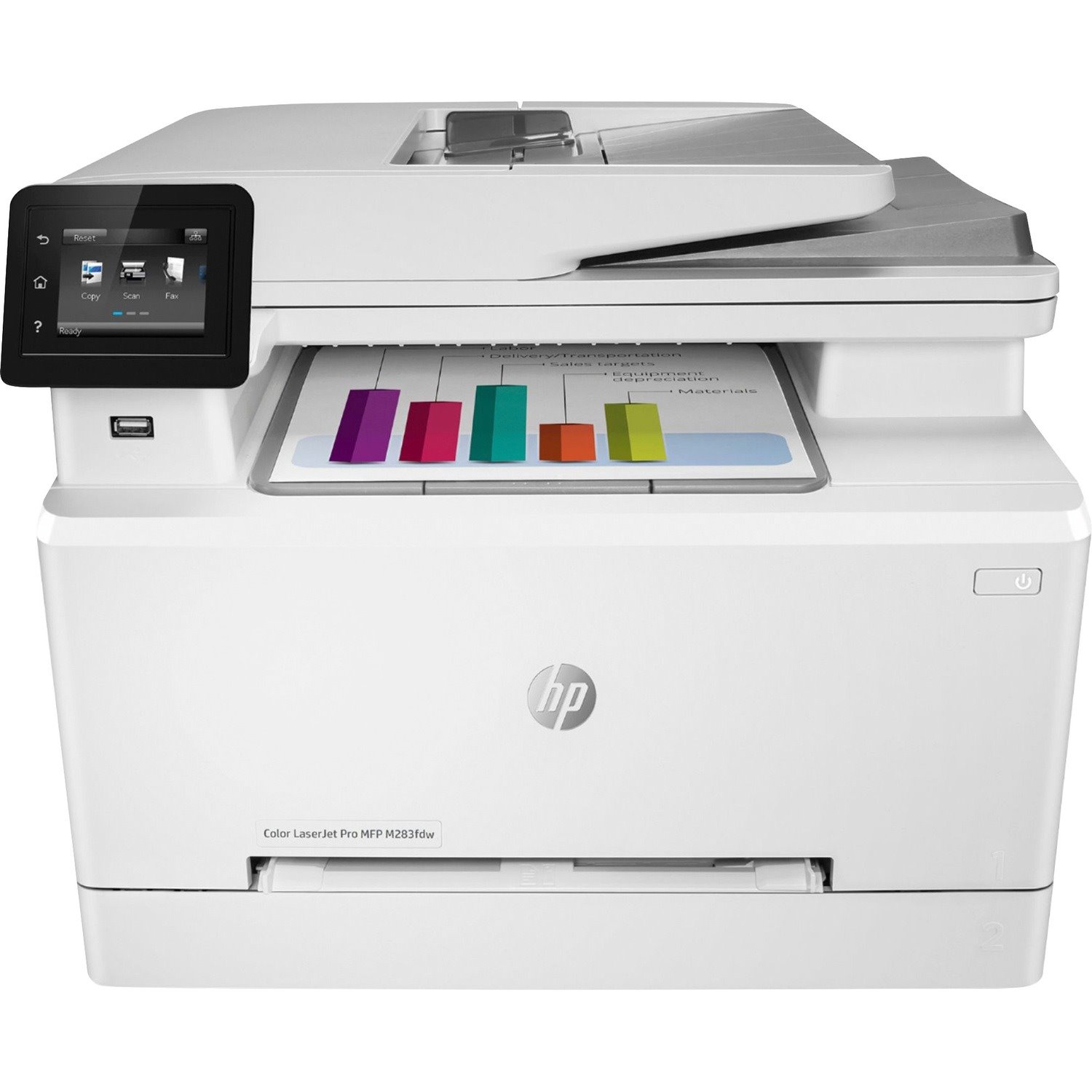 HP LaserJet Pro M283 M283fdw Wireless Laser Multifunction Printer - Colour
