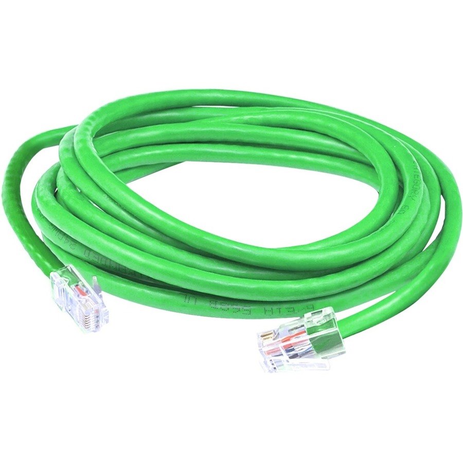 AddOn 5ft Green CAT 5E PVC Ethernet Cable Non-Booted RJ-45 M/M