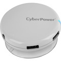 CyberPower CPH430PW USB 3.0 Superspeed Hub with 4 Ports and 3.6A AC Charger - White