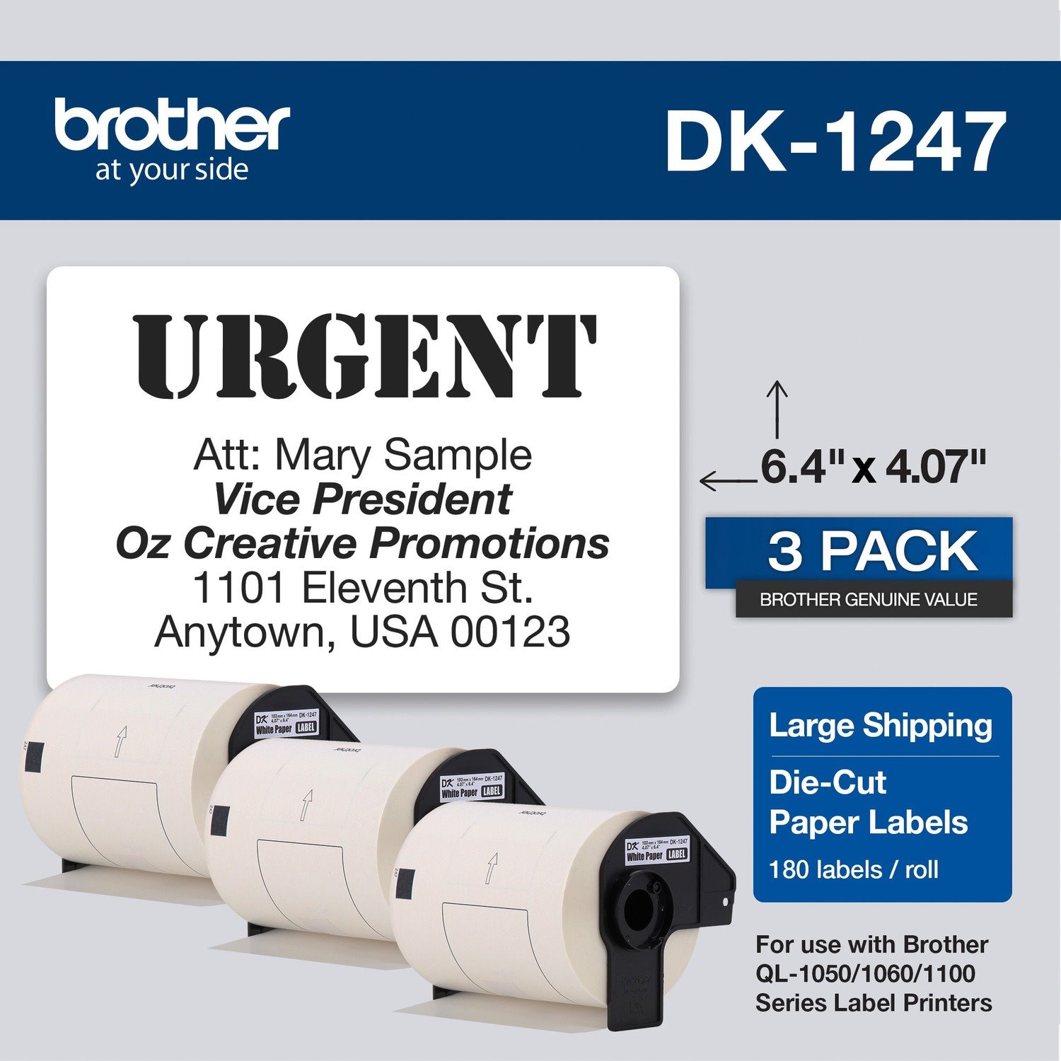 Brother DK Shipping Label