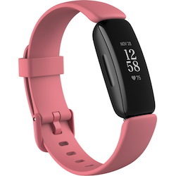 Fitbit Inspire 2 Smart Band - Desert Rose Body Color - Plastic Body Material - Silicone Band Material