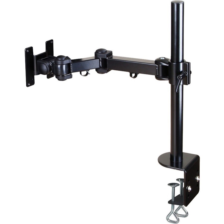 Newstar Full Motion Desk Mount (clamp) for 10-30" Monitor Screen, Height Adjustable - Black