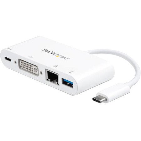 StarTech.com USB Type C Docking Station for Notebook - 60 W - White