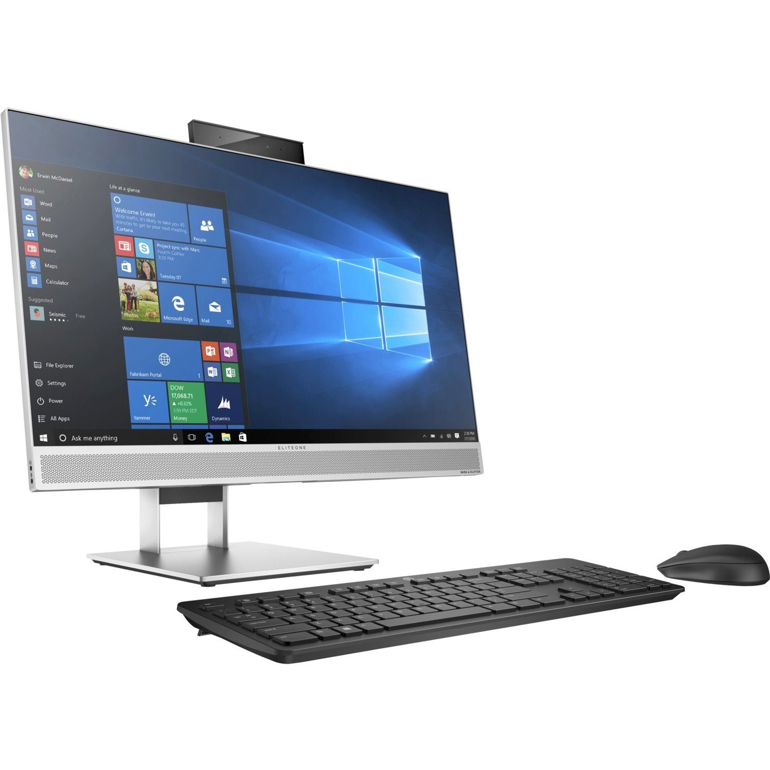 HP EliteOne 800 G4 All-in-One Computer - Intel Core i7 8th Gen i7-8700 - 8 GB - 1 TB HDD - 23.8" Touchscreen - Desktop