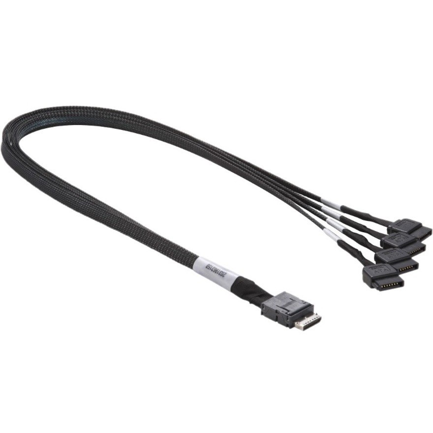 Supermicro 50cm OCuLink to 4 SATA Cable