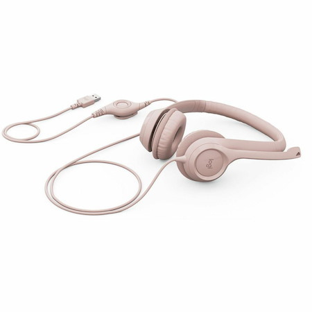 Logitech H390 Wired On-ear Stereo Headset - Rose