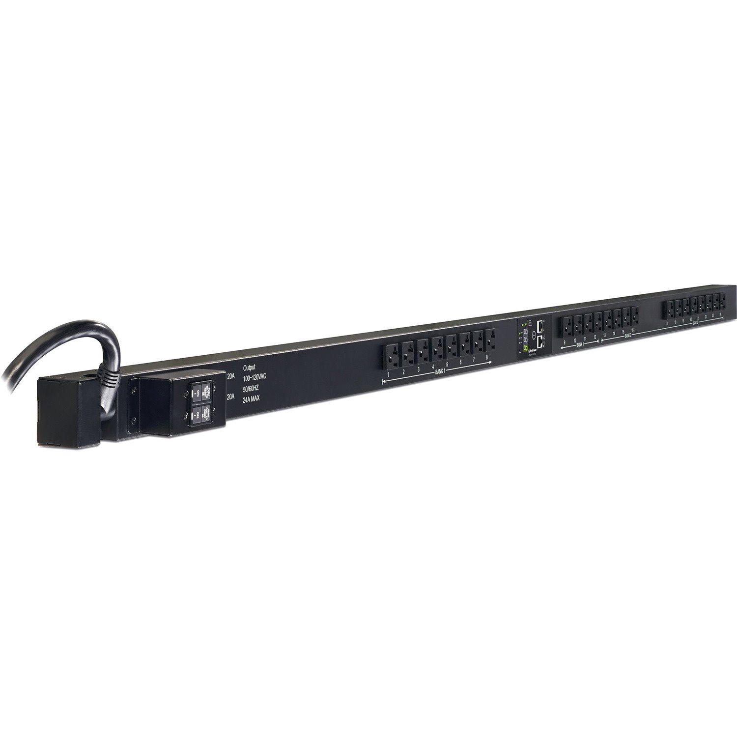 CyberPower PDU30MVT24FNET 100 - 120 VAC 30A Monitored PDU