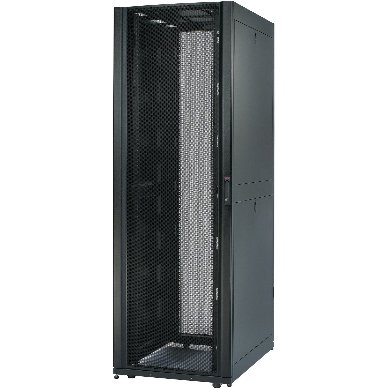 APC by Schneider Electric NetShelter 42U Rack Cabinet for Blade Server, Converged Infrastructure - 482.60 mm Rack Width - Black