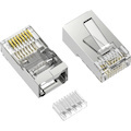 Axiom RJ45 Cat.6 Shielded Plug w/Inserter, Solid/Stranded Wire, 50 Micron, 100-Pack
