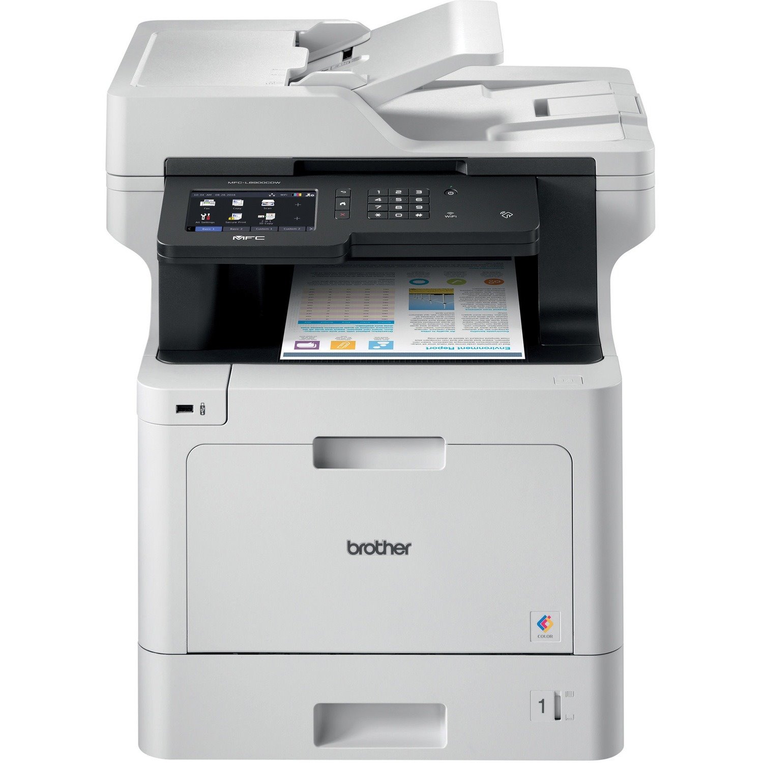 Brother MFC MFC-L8900CDW Wireless Laser Multifunction Printer - Colour