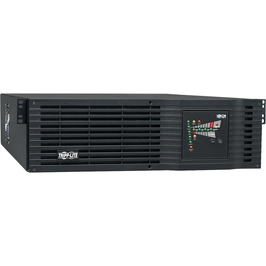 Tripp Lite by Eaton SmartOnline 120V 3kVA 2.4kW On-Line Double-Conversion UPS, 3U Rack/Tower, Extended Run, WEBCARDLX Network Interface