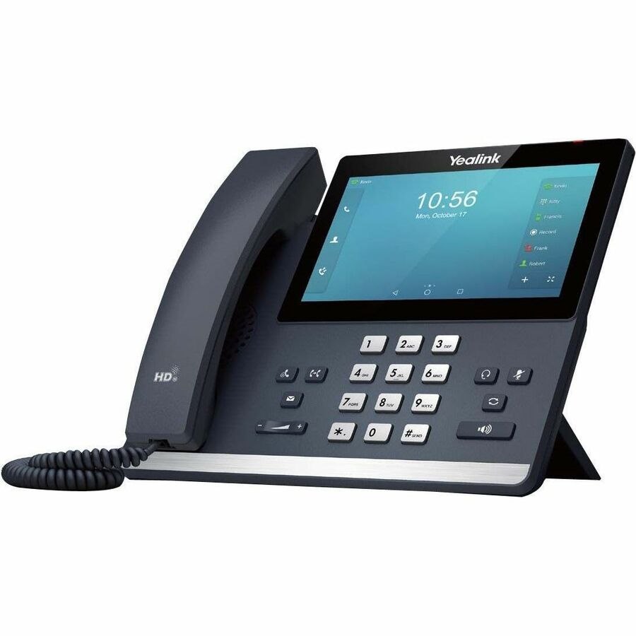 Yealink T67LTE IP Phone - Corded - Corded/Cordless - Bluetooth, Wi-Fi - Wall Mountable, Desktop - Classic Gray