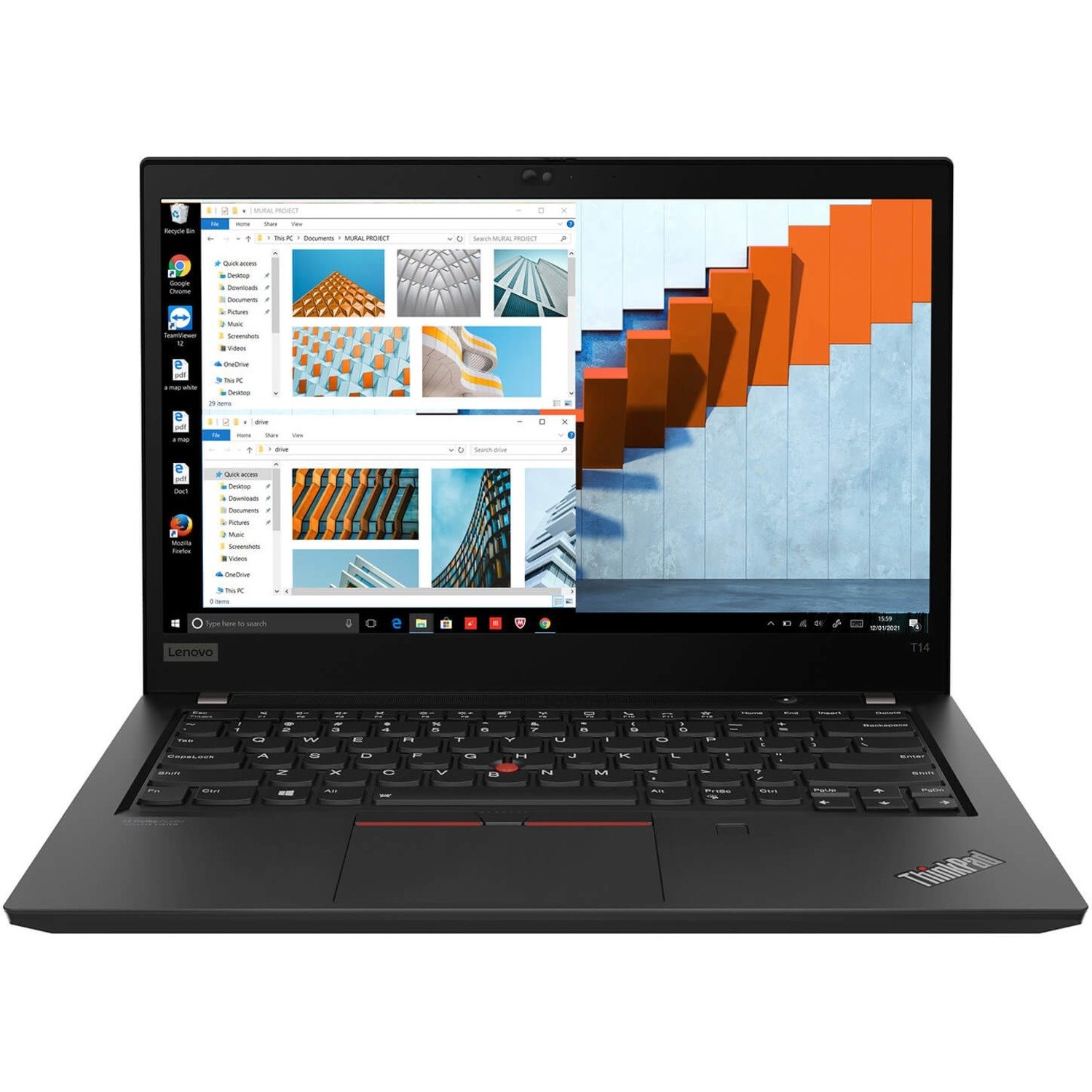 Lenovo ThinkPad T14 Gen 2 20W000B9UK 35.6 cm (14") Notebook - Full HD - 1920 x 1080 - Intel Core i5 11th Gen i5-1135G7 Quad-core (4 Core) 2.40 GHz - 8 GB Total RAM - 256 GB SSD - Black