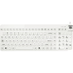 Man & Machine Really Cool Keyboard - Cable Connectivity - USB Interface - White