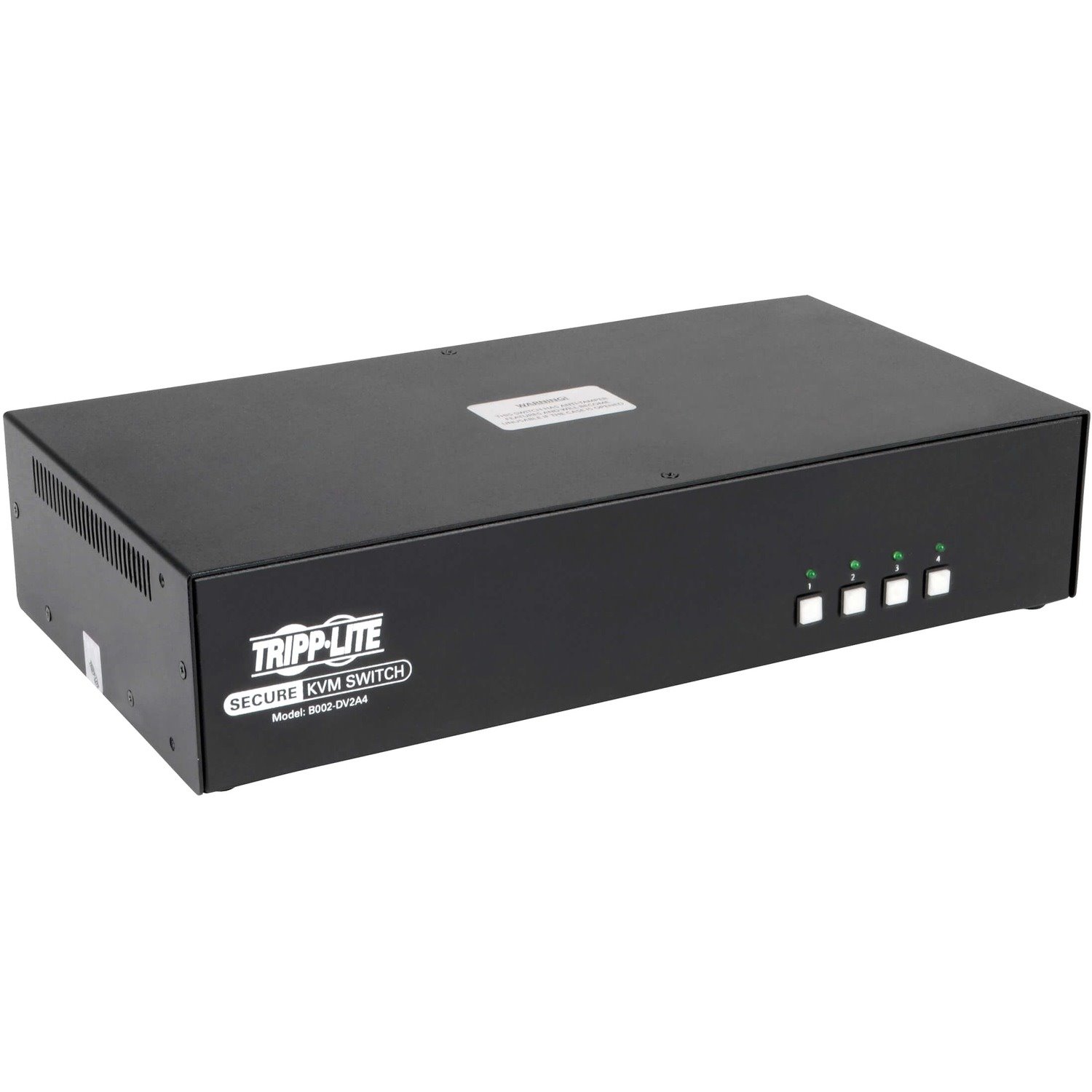 Tripp Lite Secure KVM Switch 4-Port Dual Monitor DVI + Audio NIAP PP3.0