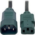 Eaton Tripp Lite Series PDU Power Cord, C13 to C14 - 10A, 250V, 18 AWG, 4 ft. (1.22 m), Green