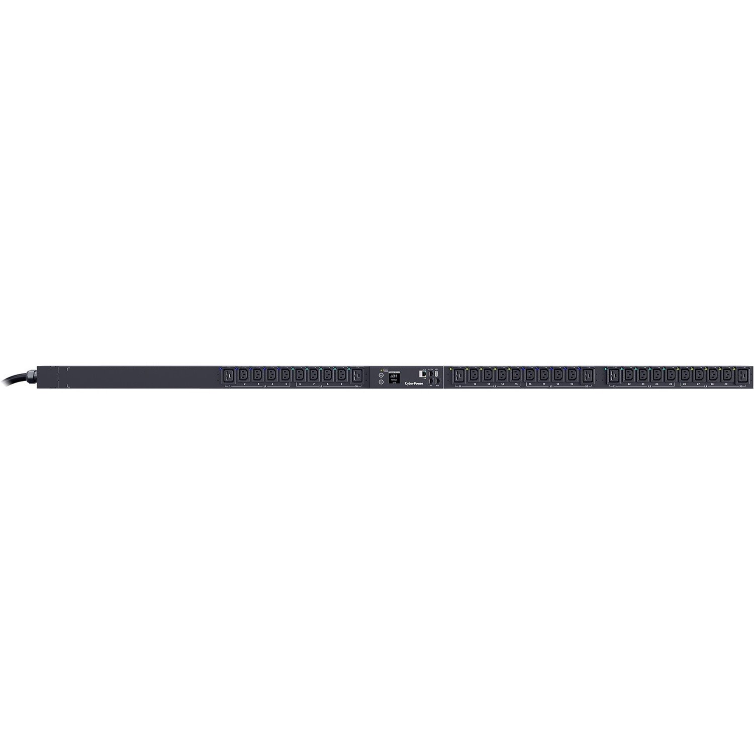 CyberPower PDU83111 3 Phase 200 - 240 VAC 20A Switched Metered-by-Outlet PDU