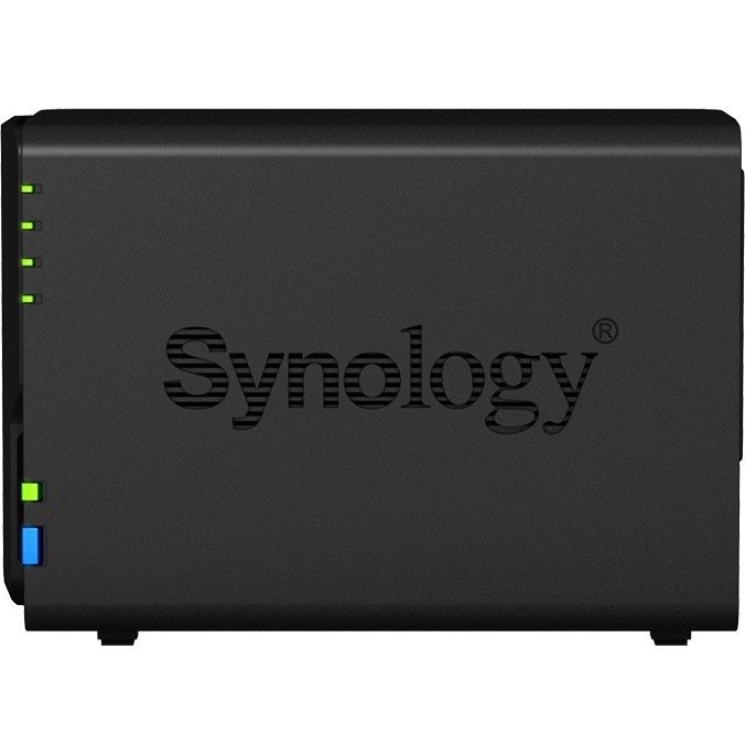 Synology DiskStation DS218 2 x Total Bays SAN/NAS Storage System - Realtek RTD1296 Quad-core (4 Core) 1.40 GHz - 2 GB RAM - DDR4 SDRAM Desktop
