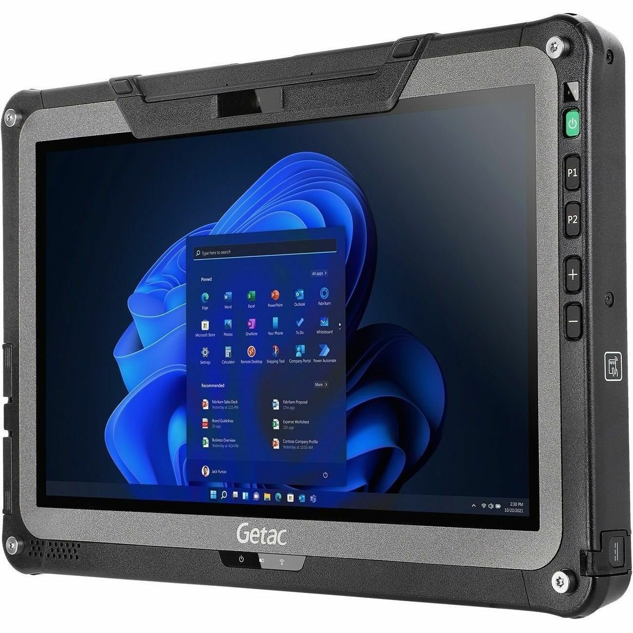 Getac F110 F110G6 Rugged Tablet - 29.5 cm (11.6") Full HD - 16 GB - 256 GB SSD - Windows 11 Pro 64-bit - Black, Grey