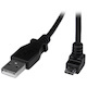 StarTech.com 2m Micro USB Cable - A to Down Angle Micro B