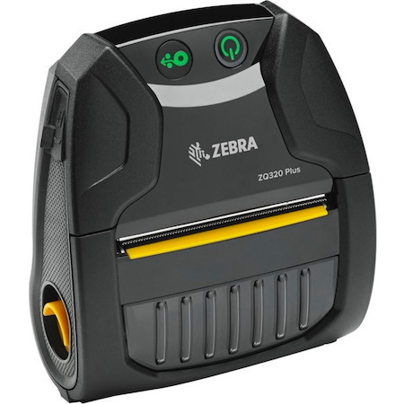 Zebra ZQ320 Plus Mobile Direct Thermal Printer - Monochrome - Label/Receipt Print - Bluetooth - Wireless LAN - Near Field Communication (NFC) - Battery Included - With Cutter