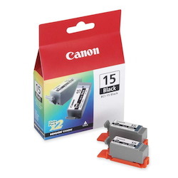 Canon BCI-15BK Original Inkjet Ink Cartridge - Black - 1 Pack