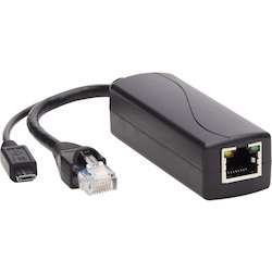 Tripp Lite by Eaton PoE to USB Micro-B and RJ45 Active Splitter - 802.af, 48V to 5V 1A, Up to 328.08 ft. (100 m)