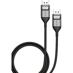 Alogic Ultra 3 m DisplayPort A/V Cable for Notebook, Computer, Audio/Video Device - 1