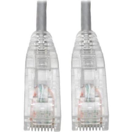 Eaton Tripp Lite Series Cat6 Gigabit Snagless Slim UTP Ethernet Cable (RJ45 M/M), PoE, Gray, 6 ft. (1.83 m)