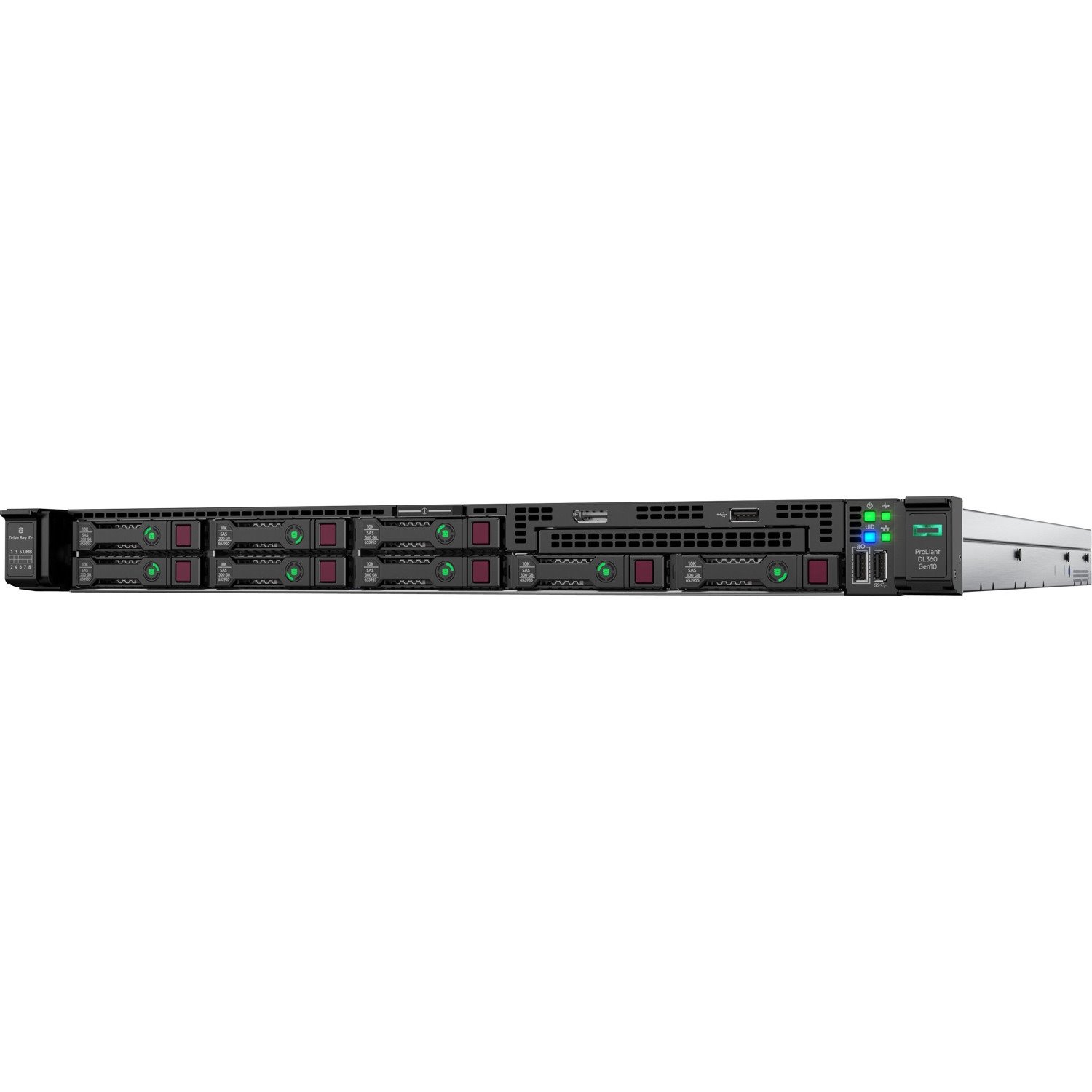 HPE ProLiant DL360 G10 1U Rack Server - 1 x Intel Xeon Gold 6234 3.30 GHz - 32 GB RAM - Serial ATA/600, 12Gb/s SAS Controller