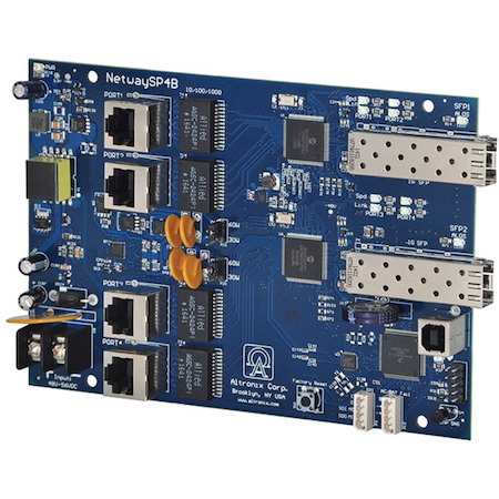 Altronix 4-port PoE+ Switch Board