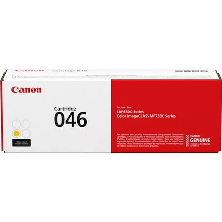 Canon 046 Original Laser Toner Cartridge - Yellow Pack