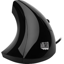 Adesso iMouse E1 Mouse - USB - Optical - 6 Button(s) - Glossy Black