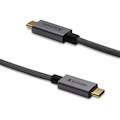 USB-C&trade; to USB-C Cable - 47 in. Braided Black
