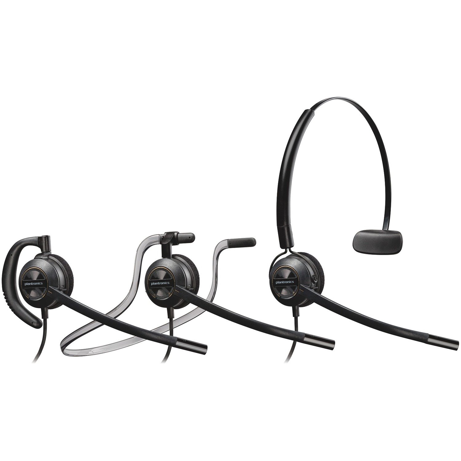 Plantronics EncorePro HW540 Wired Over-the-head, Behind-the-neck, Over-the-ear Mono Headset