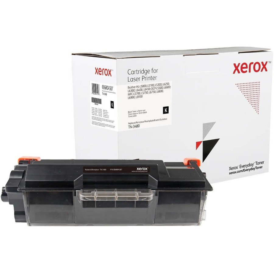 Xerox Everyday Standard Yield Laser Toner Cartridge - Alternative for Brother (TN-3480) - Black Pack