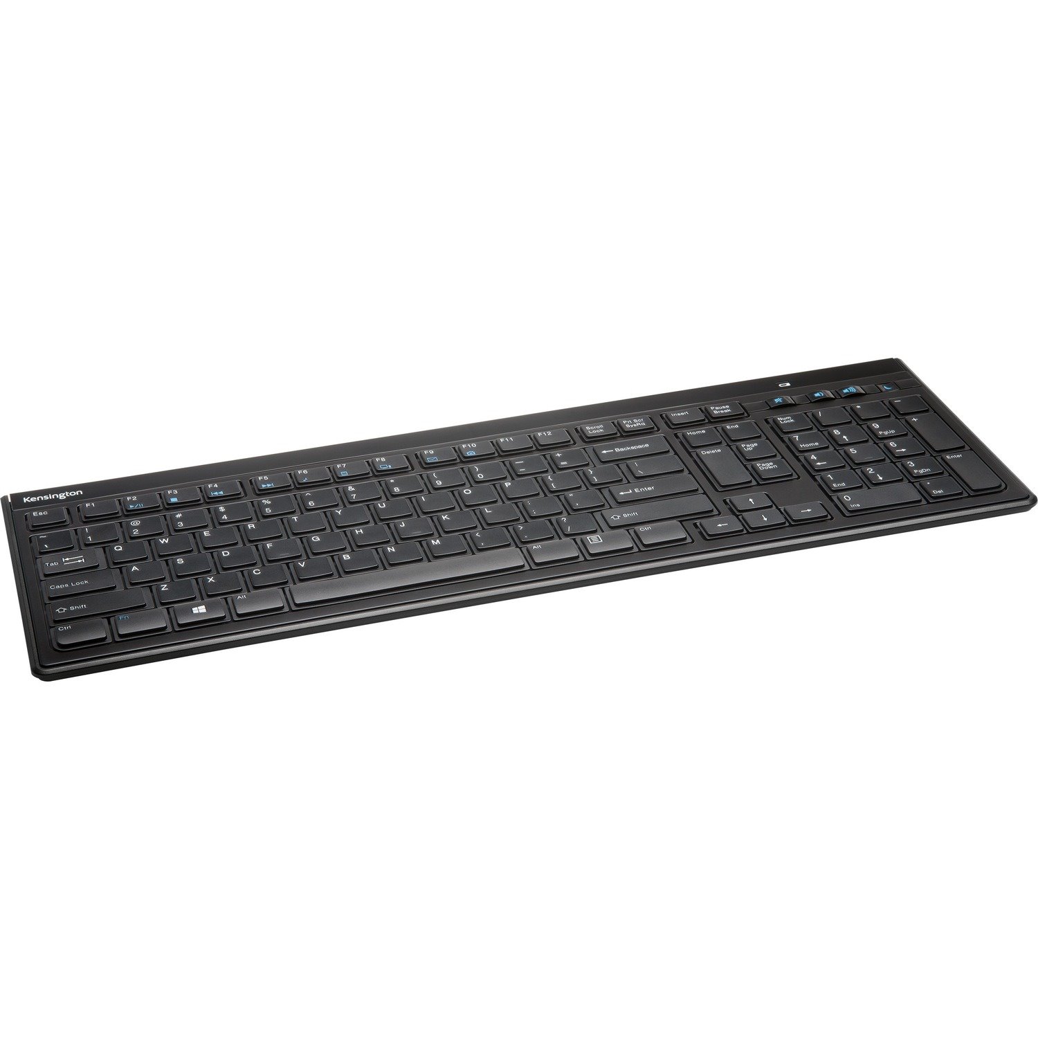 Kensington SlimType Keyboard - Wireless Connectivity - USB Interface - Black