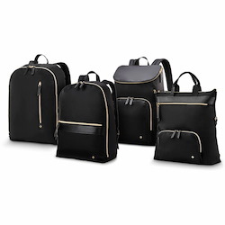 Samsonite Carrying Case (Backpack) for 14.1" Notebook, Tablet, Water Bottle, Umbrella, Accessories - Black