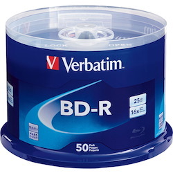 BD-R 25GB 16X with Branded Surface - 50pk Spindle
