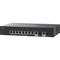 Cisco SG350-10MP 10-Port Gigabit PoE Managed Switch