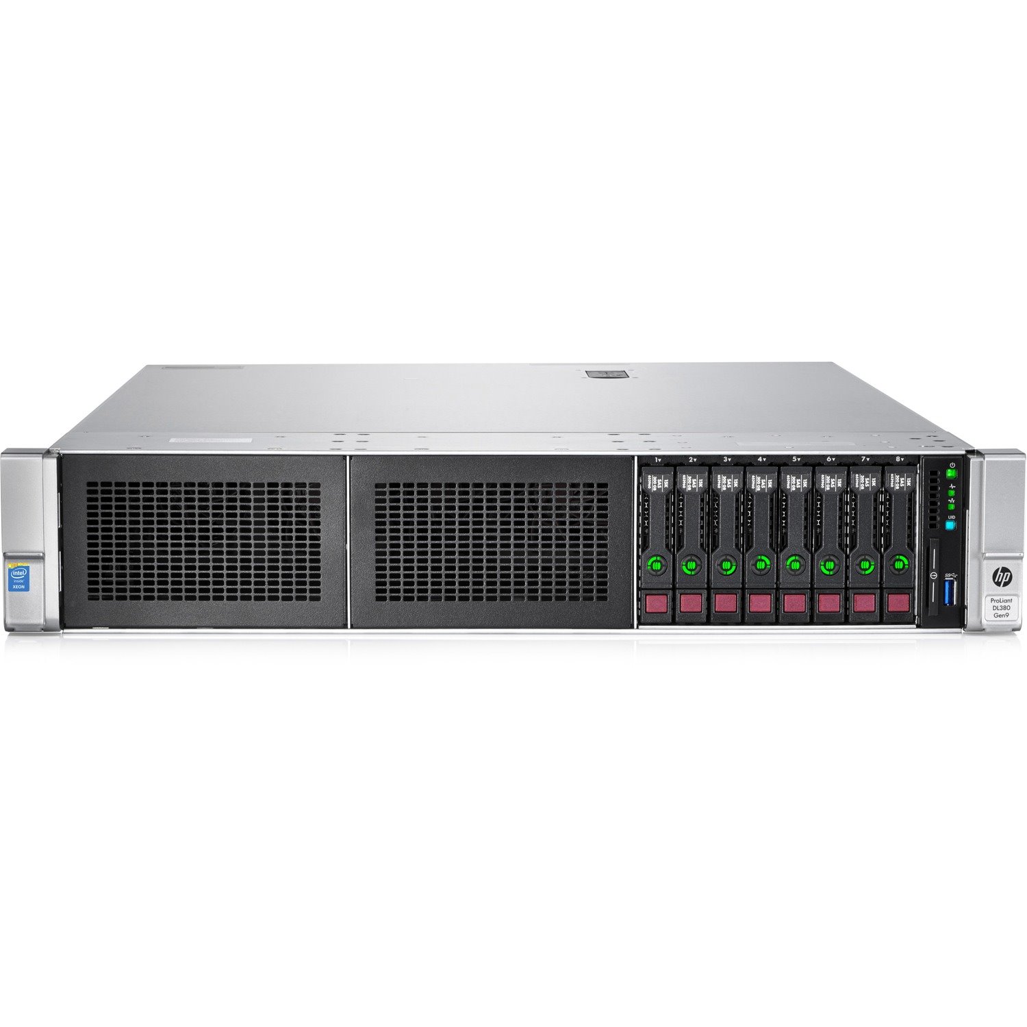 HPE ProLiant DL380 G9 2U Rack Server - 1 x Intel Xeon E5-2620 v3 2.40 GHz - 16 GB RAM - 12Gb/s SAS, Serial ATA/600 Controller