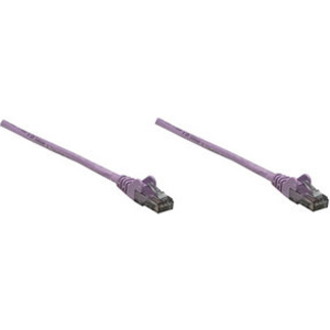 Intellinet Network Solutions Cat6 UTP Network Patch Cable, 14 ft (5.0 m), Purple