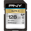 PNY Elite-X 128 GB Class 10/UHS-I (U3) SDXC