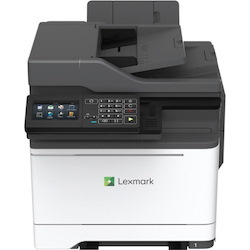 Lexmark CX522ade Laser Multifunction Printer-Color-Copier/Fax/Scanner-35 ppm Mono/35 ppm Color Print-2400x600 Print-Automatic Duplex Print-85000 Pages Monthly-251 sheets Input-Color Scanner-1200 Optical Scan-Color Fax-Gigabit Ethernet