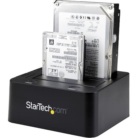 StarTech.com Drive Dock SATA/600 - USB 3.0 Type B Host Interface - UASP Support External - Black