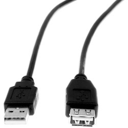 Rocstor Premier USB 2.0 Extension Cable A to A - M/F - 10 ft - USB cable for Digital Camera, Scanner, Printer, Hard Drive, Network Adapter, Flash Drive - Extension Cable - 10 ft - 1 Pack - 1 x Type A Male USB - 1 x Type A Female USB USB 2.0 TYPE A TO TYPE A F/M BLACK