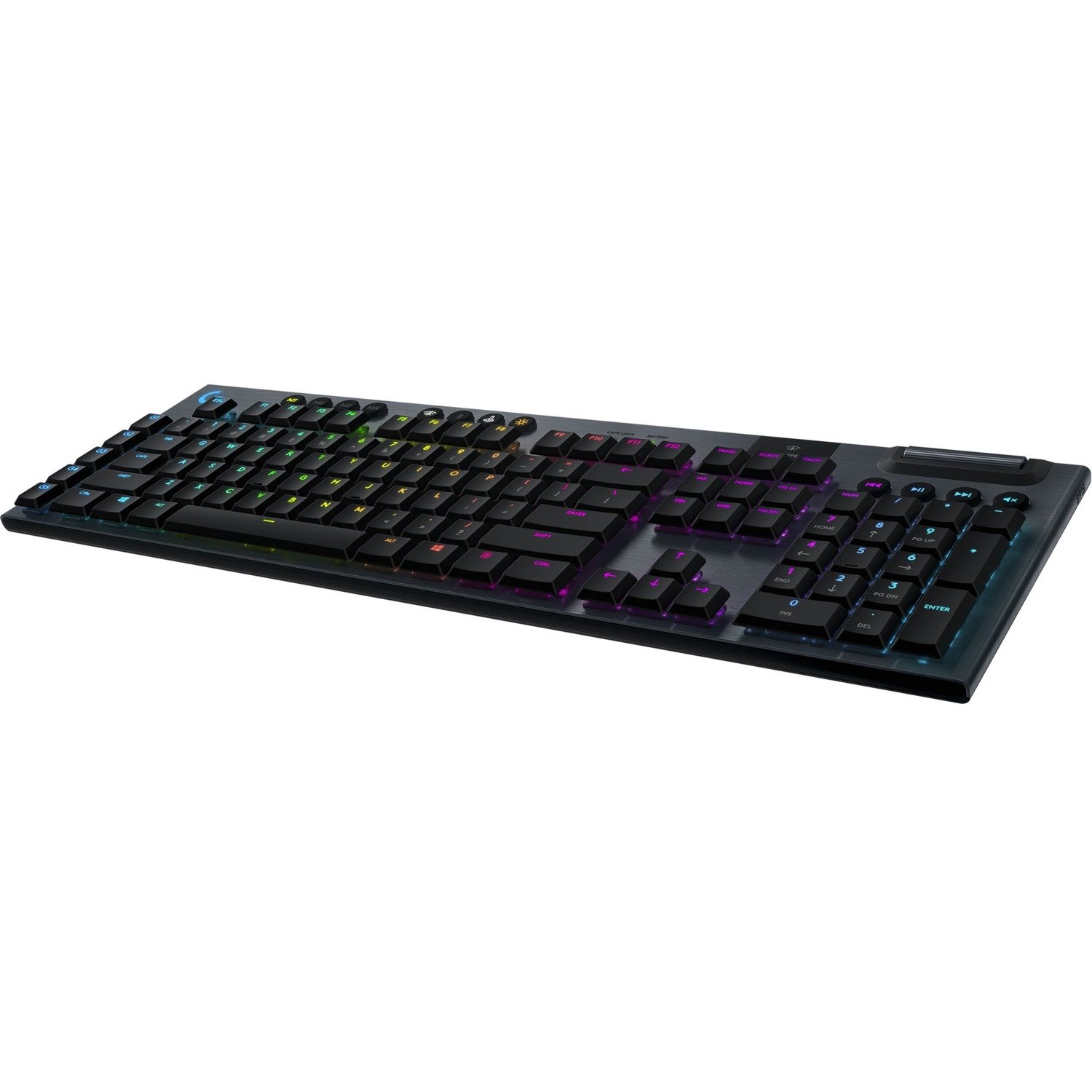 Logitech G915 Gaming Keyboard - Wireless Connectivity - USB Interface - English (UK) - QWERTY Layout - Black