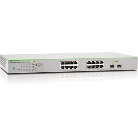 Allied Telesis GS950 PS AT-GS950/16PS 16 Ports Manageable Ethernet Switch - Gigabit Ethernet - 1000Base-X, 10/100/1000Base-T